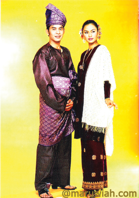 pakaian tradisional malaysia  baju  melayu  teluk  belanga  